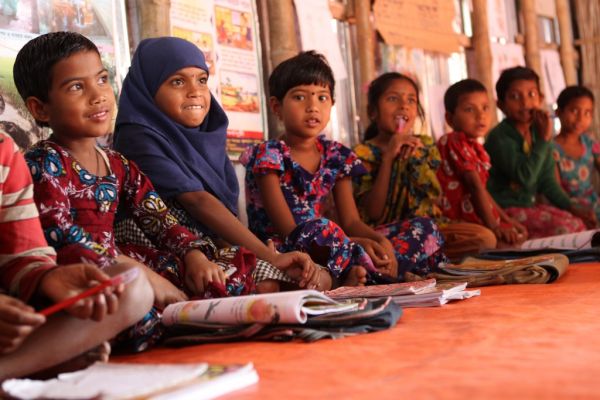 Schüler in Bangladesch im Unterricht