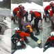 Mann überlebt mehrere Tage in Gletscherspalte