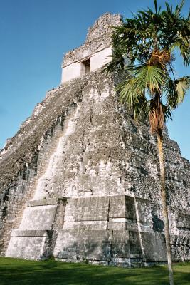 Gran Jaguar, Templo I, der große Tempel des Zentralplatzes in Tikal