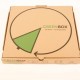 Recycelbare Pizza-Box bietet Zusatzfunktionen